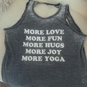 Spiritual Gangster Gray Tank Top